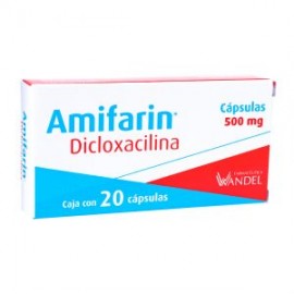 AMIFARIN DICLOXACILINA 20 CAP 500mg