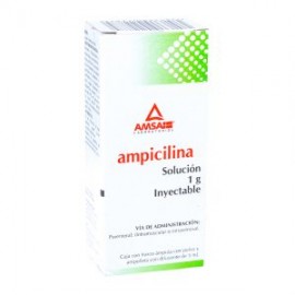 AMPICILINA INY 1 AMP 1GR