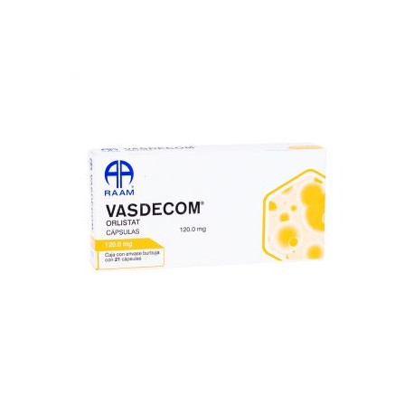 VASDECOM ORLISTAT 21 CAP 120MG