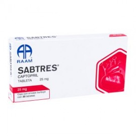 SABTRES CAPTOPRIL 30 TAB 25MG