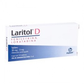 LARITOL D LORATADINA/FENILEFRINA 10 TAB 5MG/30MG