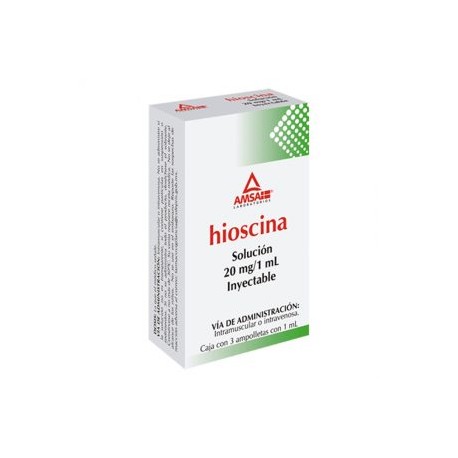 BUTILHIOSCINA INY 3 AMP 20mg