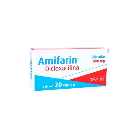 AMIFARIN DICLOXACILINA 20 CAP 500mg