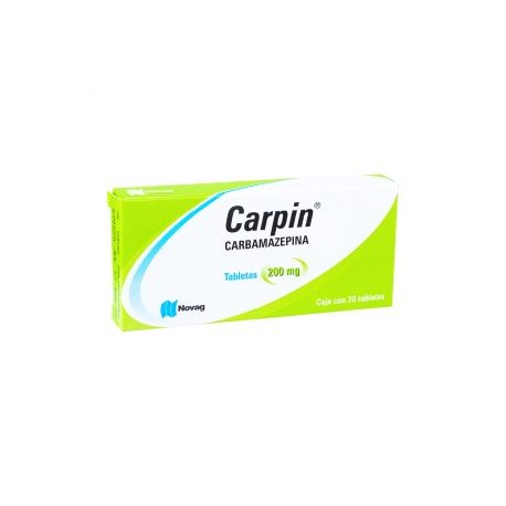 CARPIN CARBAMAZEPINA 20 TAB 200mg