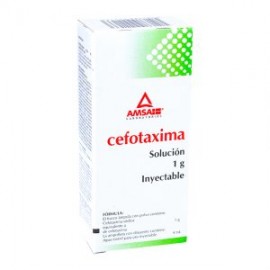 CEFOTAXIMA INY IV 1 AMP 1gr