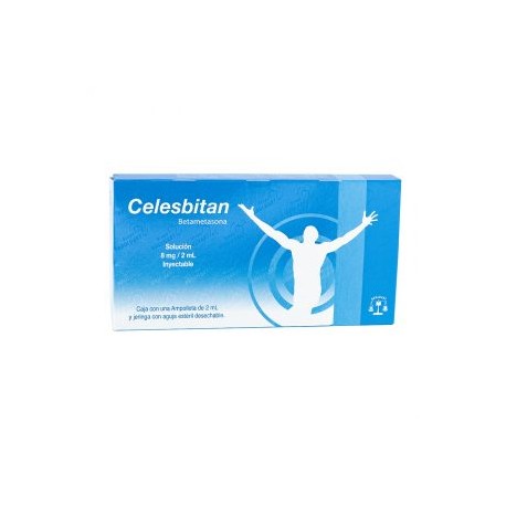 CELESBITAN BETAMETASONA INY 1 AMP 8MG/2ML