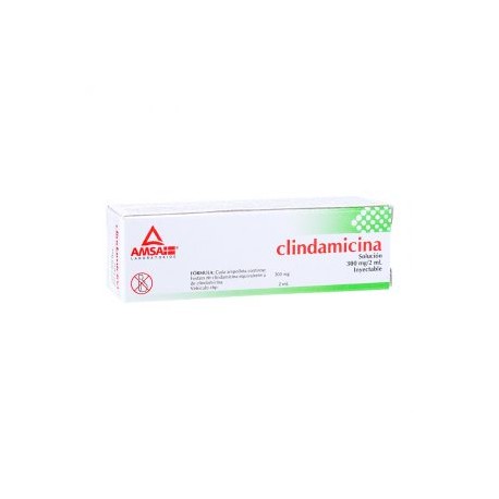 CLINDAMICINA INY 1 AMP 300MG