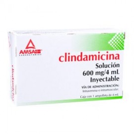 CLINDAMICINA INY 1 AMP 600MG