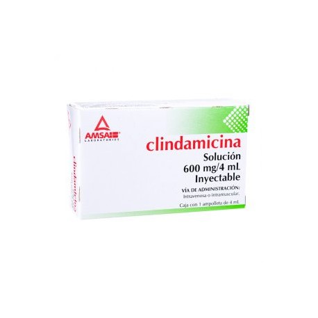 CLINDAMICINA INY 1 AMP 600MG