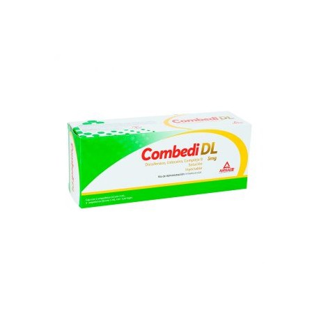 COMBEDI DL COMPLEJO B/DICLOFENACO INY 3 AMP 5mg