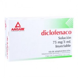 DICLOFENACO INY 2 AMP 75MG/3ML