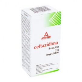 CEFTAZIDIMA INY 1 PZA 1gr