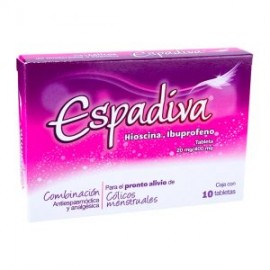 ESPADIVA BUTILHIOSCINA/IBUPROFENO 10 TAB 20/400MG