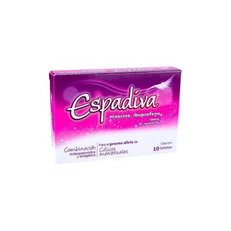 ESPADIVA BUTILHIOSCINA/IBUPROFENO 10 TAB 20/400MG