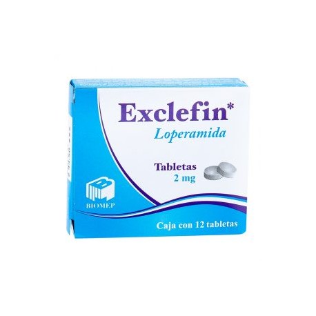 EXCLEFIN LOPERAMIDA 12 TAB 2MG