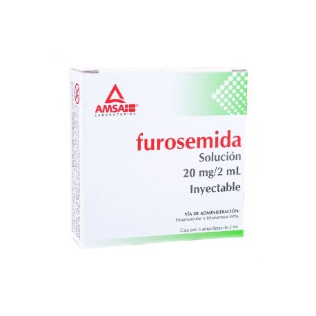 FUROSEMIDA INY 5 AMP 20mg